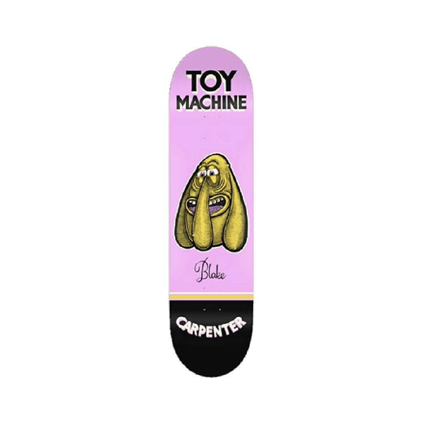 Toy Machine Skateboard Deck Pen N Ink 8.13" x 31.75" Blake Carpenter Pink 14.1875" WB - 50-50 Skate Shop
