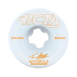 Ricta Skateboard Wheels Asta Reflective Naturals Slim 52mm 101A - Set of 4 - 50-50 Skate Shop
