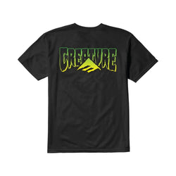 Emerica Skate x Creature Tri Tee Black - 50-50 Skate Shop