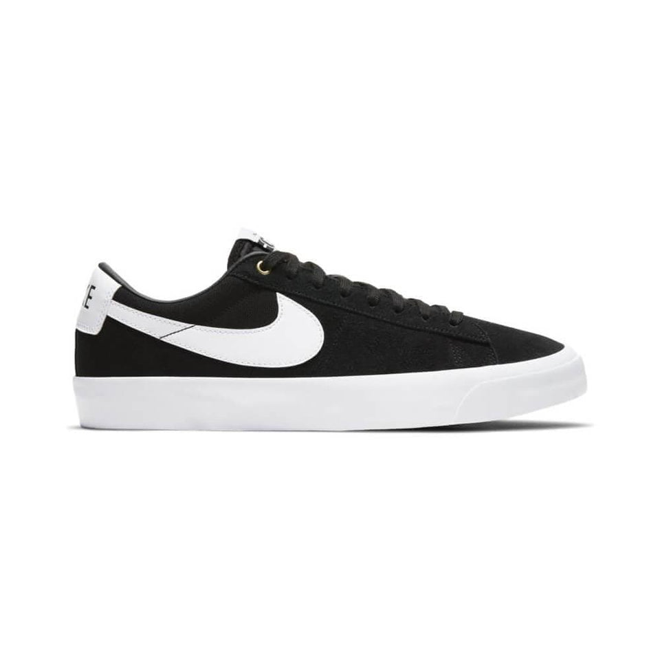 Nike SB Zoom Blazer Low Pro GT Black White Black Gum Light Brown - 50-50 Skate Shop