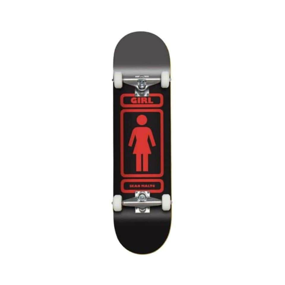 Girl Skateboard Complete WR40 8.0" x 31.875" Sean Malto Black Red 14.5" WB - 50-50 Skate Shop