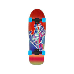 Santa Cruz Skateboard Complete Iridescent Hand Cruzer 9.7