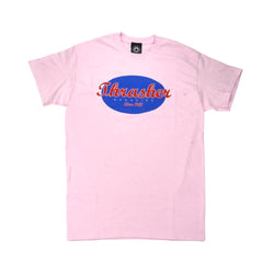Thrasher Oval Short Sleeve Tee Pink - 50-50 Skate Shop