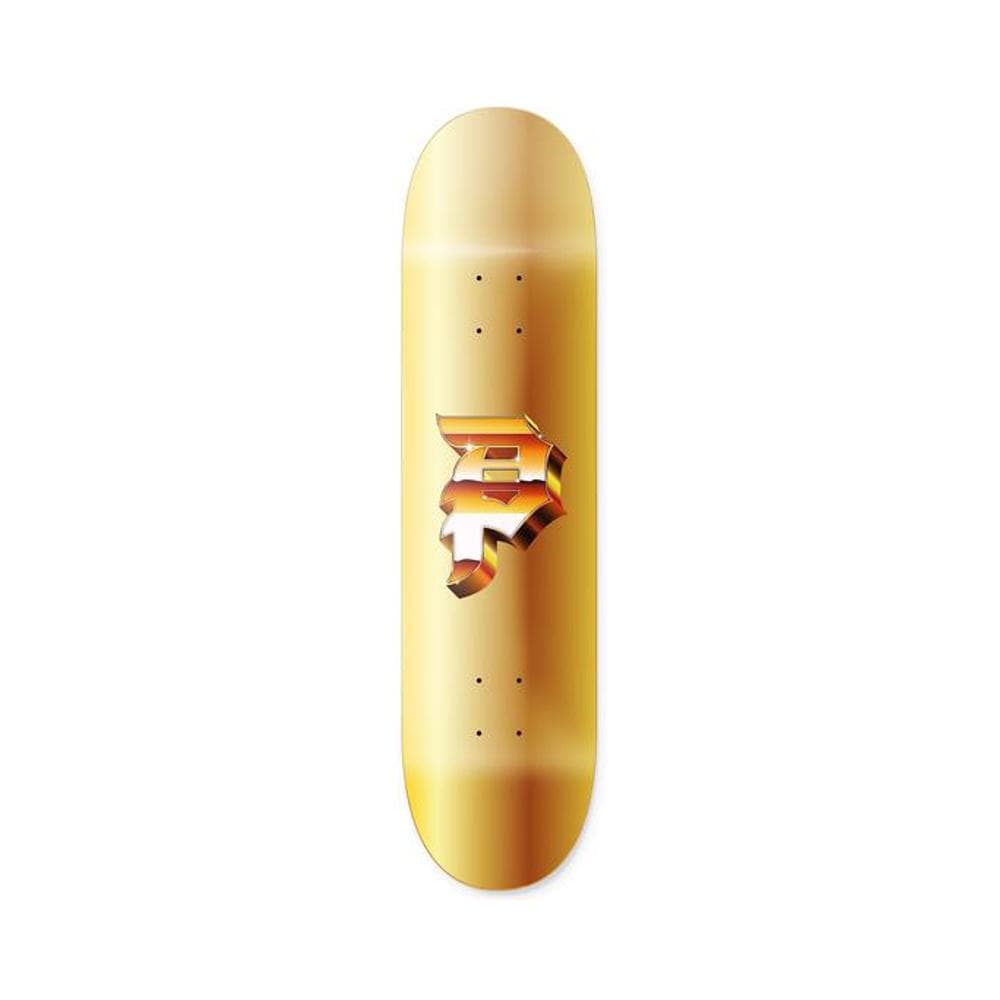 Primitive Skateboard Deck Heavyweight Dirty P Gold 8.0" x 31.5" - 50-50 Skate Shop