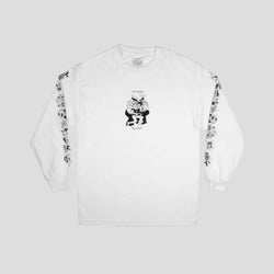 Passport Toby Zoates Coppers Long Sleeve Tee White - 50-50 Skate Shop
