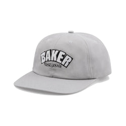 Baker Cap Arch Logo Grey - 50-50 Skate Shop