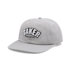 【BAKER SKATEBOARDS】 Arch Off snapback / White Baker skateboards - Baker Arch Snapback Cap - Lampwick Tee