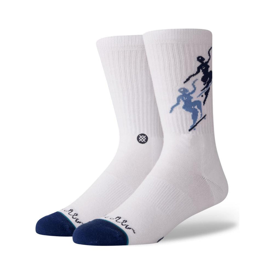 Stance Mens Pontus Socks White - 50-50 Skate Shop
