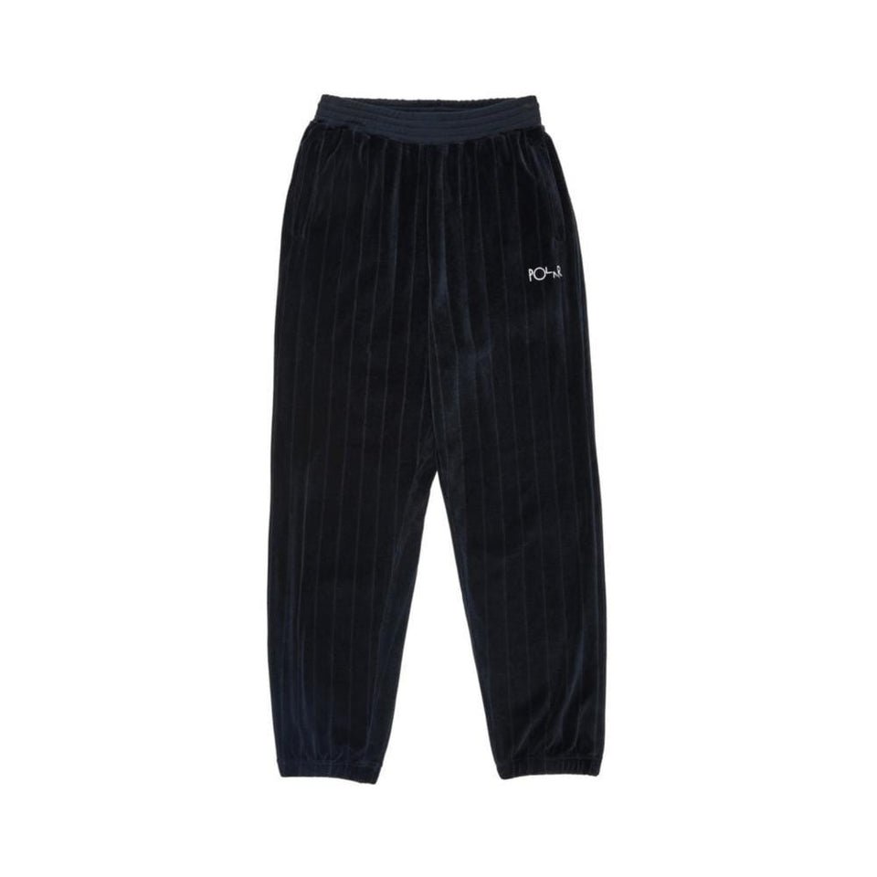 Polar Skate Co Velour Sweatpants Black - 50-50 Skate Shop