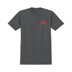 Anti Hero Skate Tee Reserve Charcoal Red - 50-50 Skate Shop