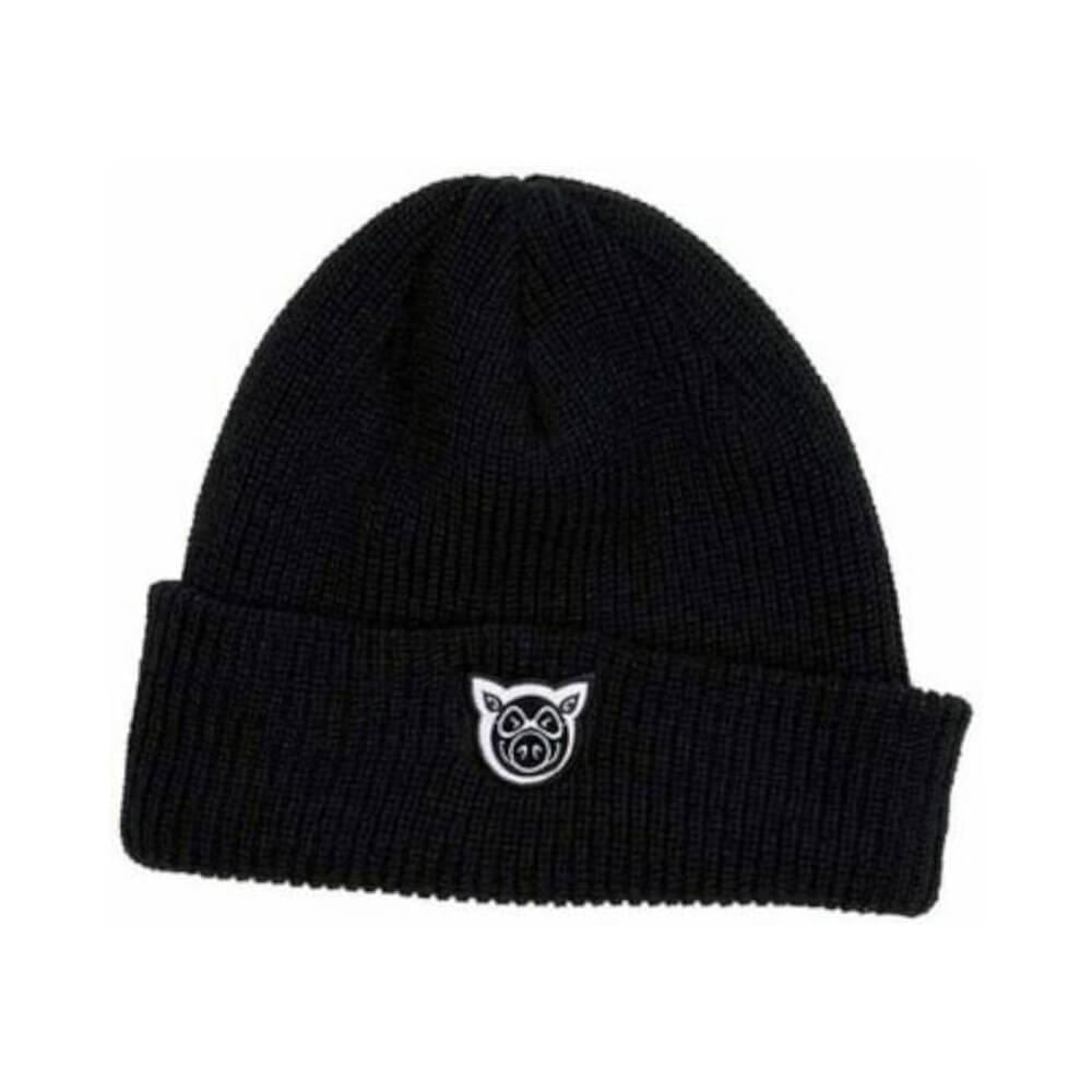 Pig Skate Wharf Beanie Black - 50-50 Skate Shop