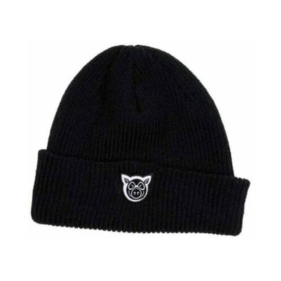 Pig Skate Wharf Beanie Black - 50-50 Skate Shop