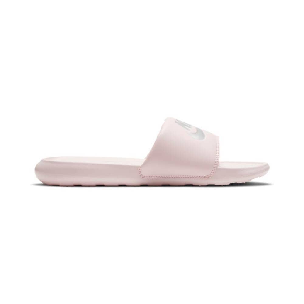 Nike SB Womens Victori One Slides Barely Rose Metallic Silver - 50-50 Skate Shop
