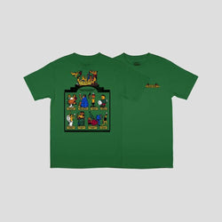 Passport Skate Trickle Down Tee Kelly Green - 50-50 Skate Shop