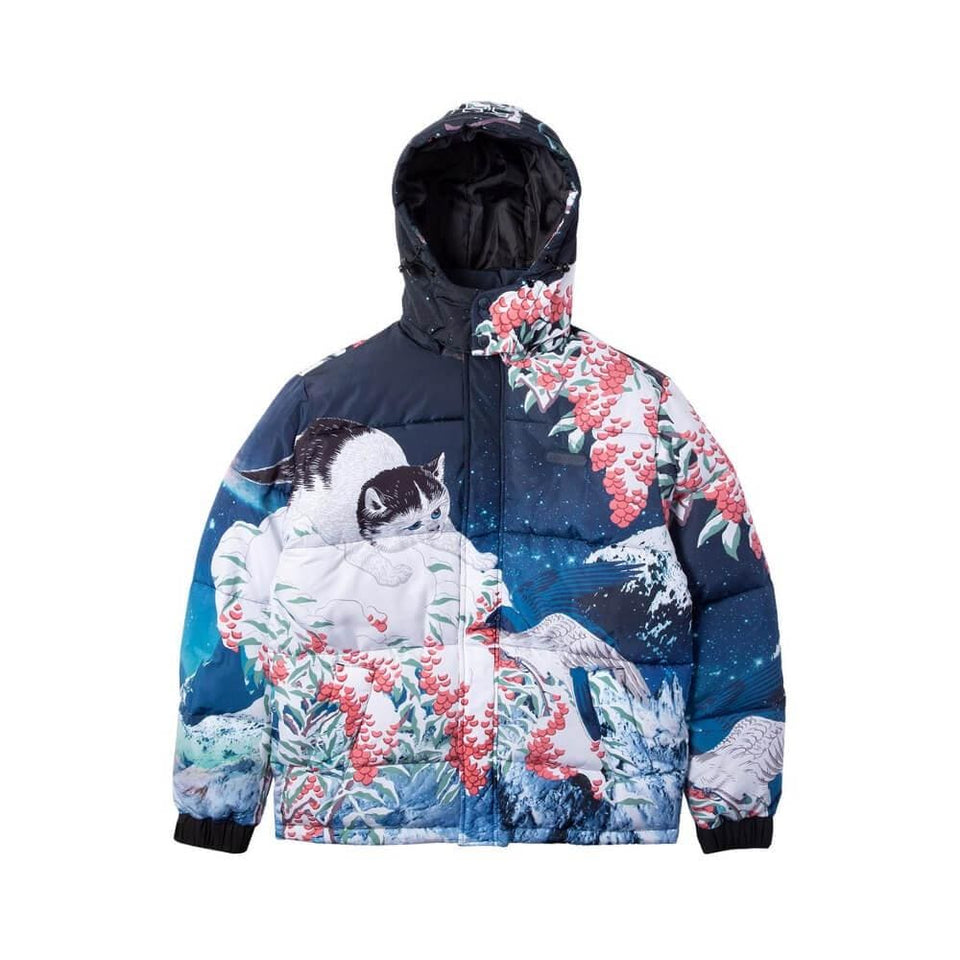 Ripdnip Jacket Snow Bird Puffer Multi - 50-50 Skate Shop