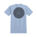Spitfire Skate Tee Classic Swirl Powder Blue Black - 50-50 Skate Shop