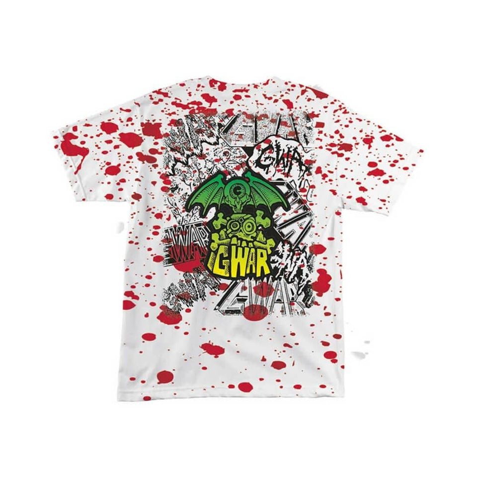 Creature x Gwar Short Sleeve Tee Blood Splatter - 50-50 Skate Shop