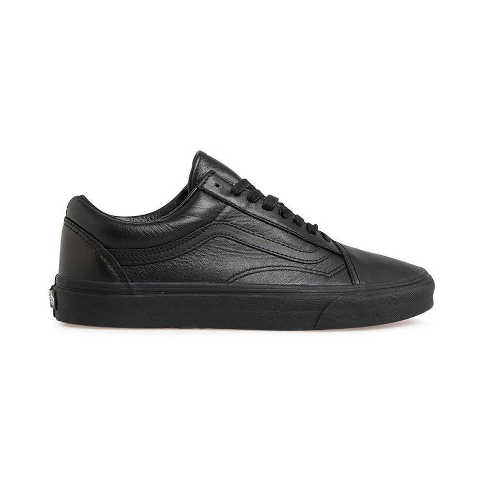 Vans Old Skool Leather Black/Black - 50-50 Skate Shop
