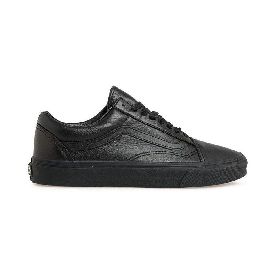 Vans Old Skool Leather Black/Black - 50-50 Skate Shop