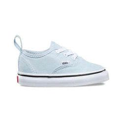 Vans Toddler Authentic Elastic Lace Baby Blue True White - 50-50 Skate Shop