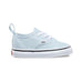Vans Toddler Authentic Elastic Lace Baby Blue True White - 50-50 Skate Shop