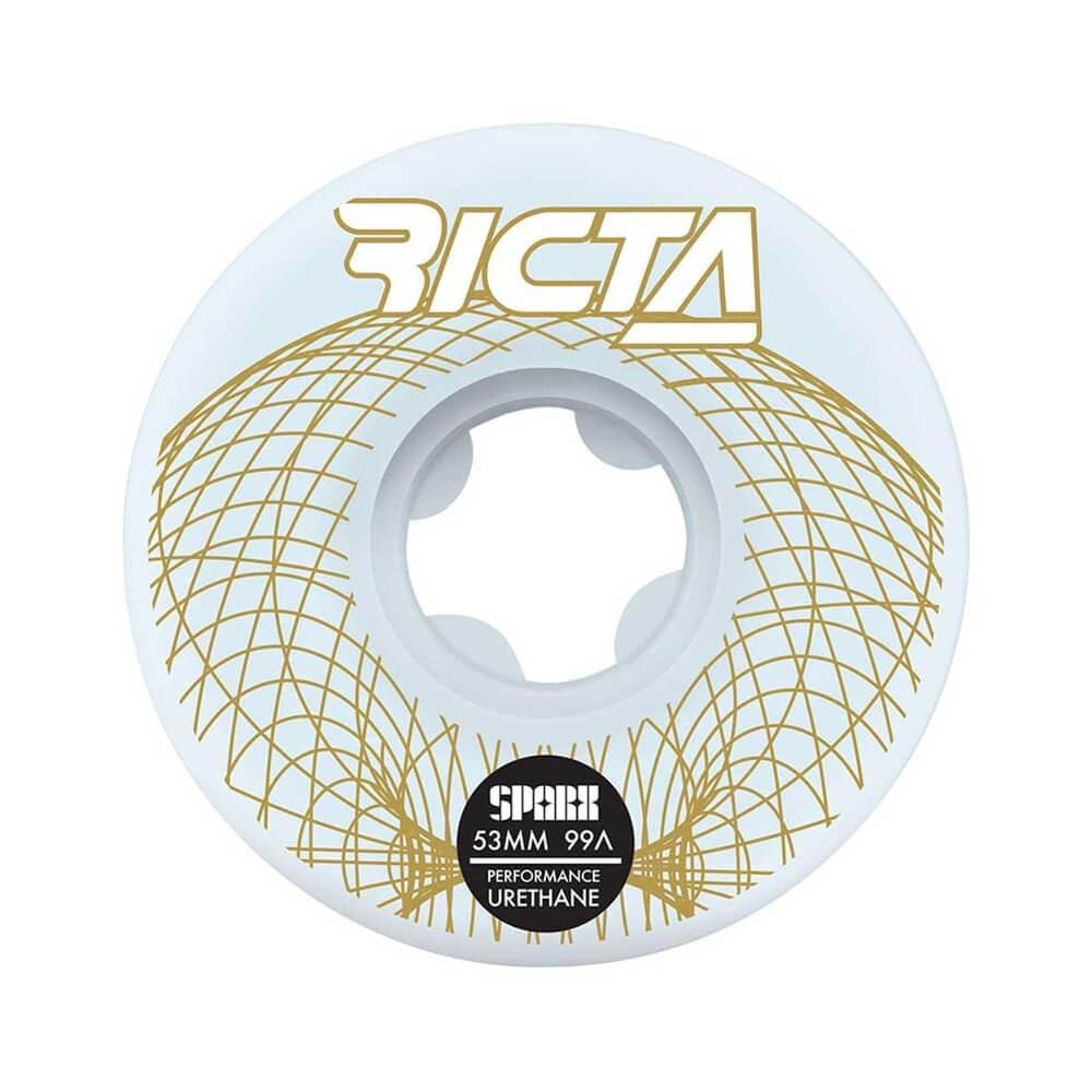 Ricta Skateboard Wheels Wireframe Sparx 53mm 99A - Set of 4 - 50-50 Skate Shop