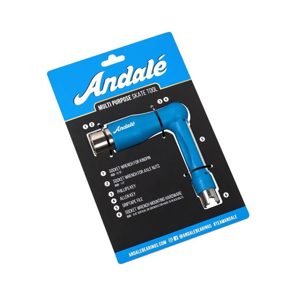 Andale Multi Purpose Skate Tool Blue - 50-50 Skate Shop