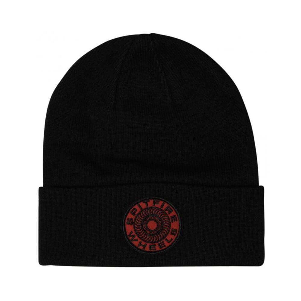 Spitfire Beanie Classic 87 Swirl Black Red - 50-50 Skate Shop