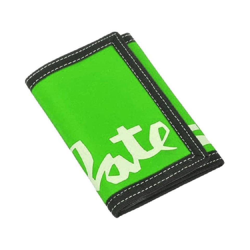 Chocolate Big Chunk Hook & Loop Wallet Lime Green - 50-50 Skate Shop