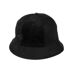 Passport Skate Cord Patch 6 Panel Bucket Hat Black - 50-50 Skate Shop