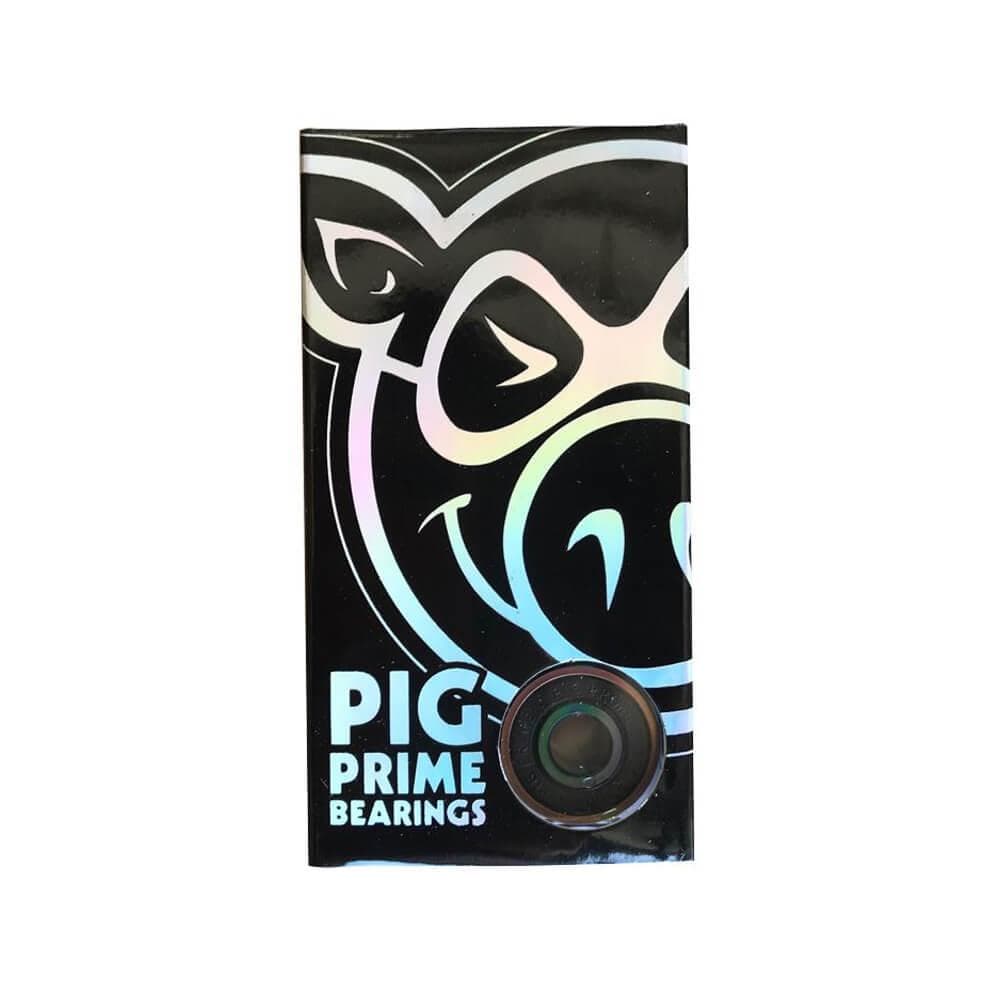 Pig Skateboard Bearings Prime - Set of 8 - 50-50 Skate Shop