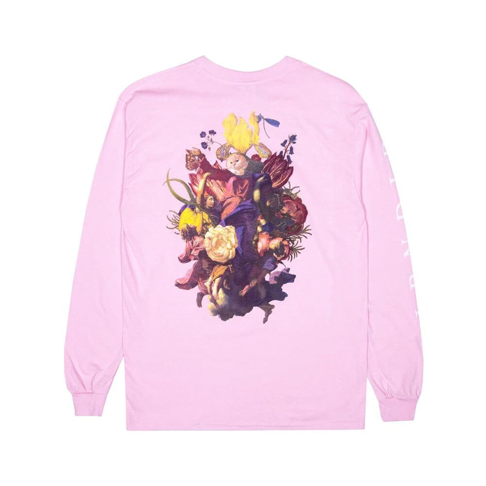Ripndip Heavenly Bodies Long Sleeve Tee Pink - 50-50 Skate Shop