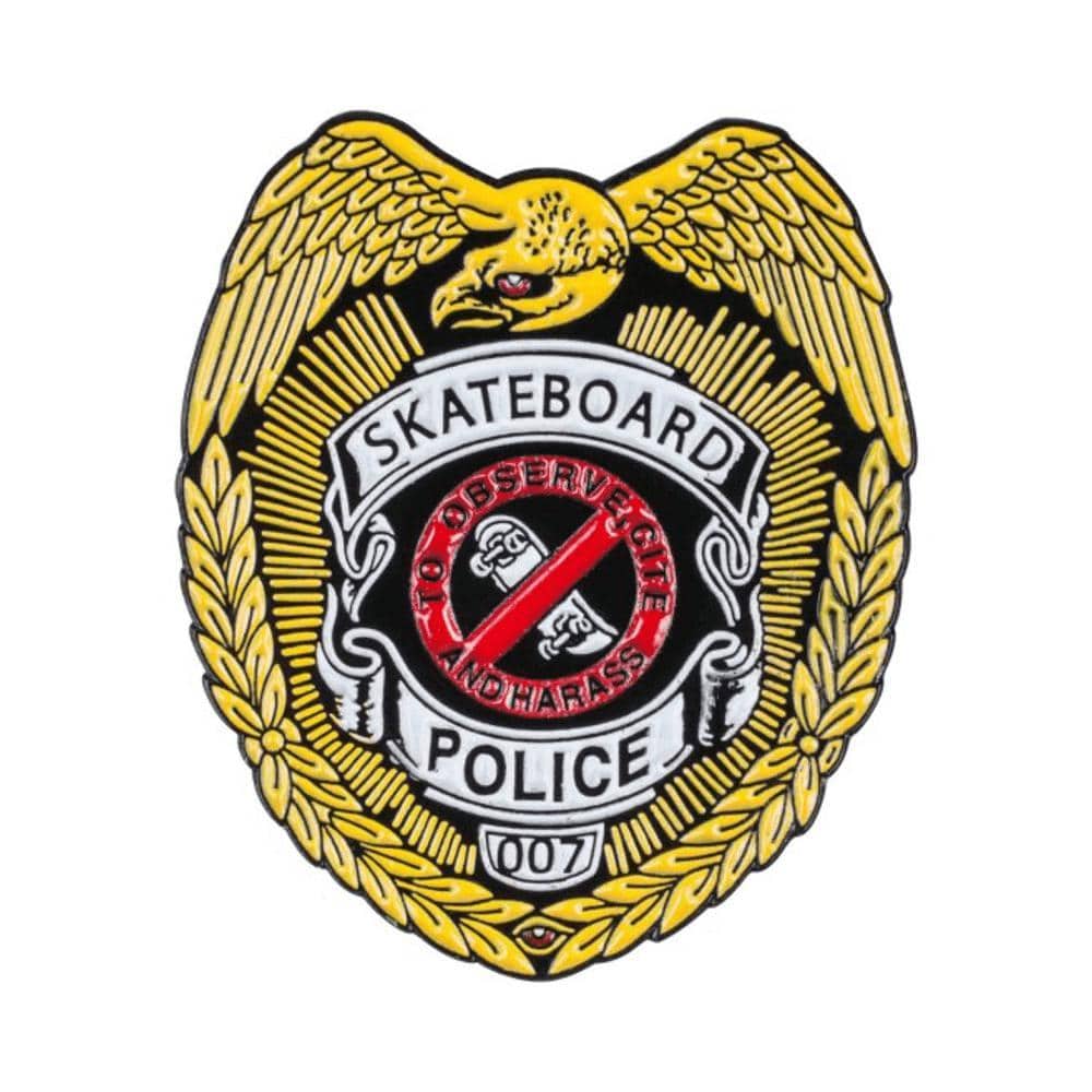 Powell Peralta Lapel Pin Skateboard Police - 50-50 Skate Shop