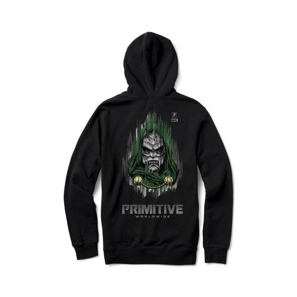 Primitive Skate Sweater Hoodie Marvel Doom Black - 50-50 Skate Shop
