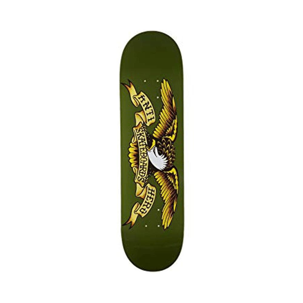 Antihero Skateboard Deck Classic Eagle 8.38" x 32.25" Dark Green 14.5" WB - 50-50 Skate Shop