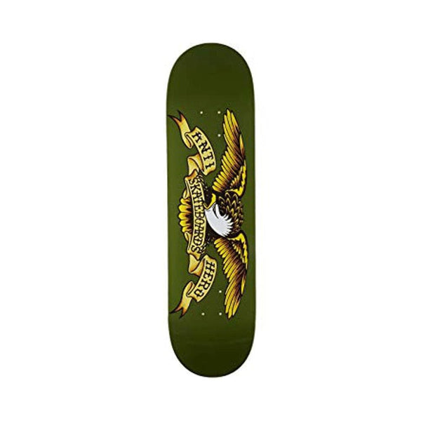 Antihero Skateboard Deck Classic Eagle 8.38" x 32.25" Dark Green 14.5" WB - 50-50 Skate Shop