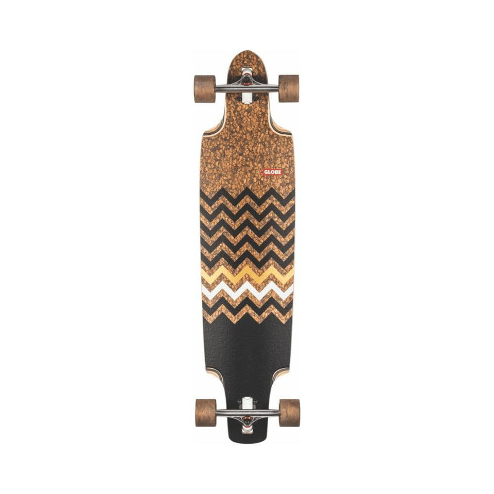 Globe Skateboard Longboard Complete Spearpoint 40" Cork Zagged - 50-50 Skate Shop