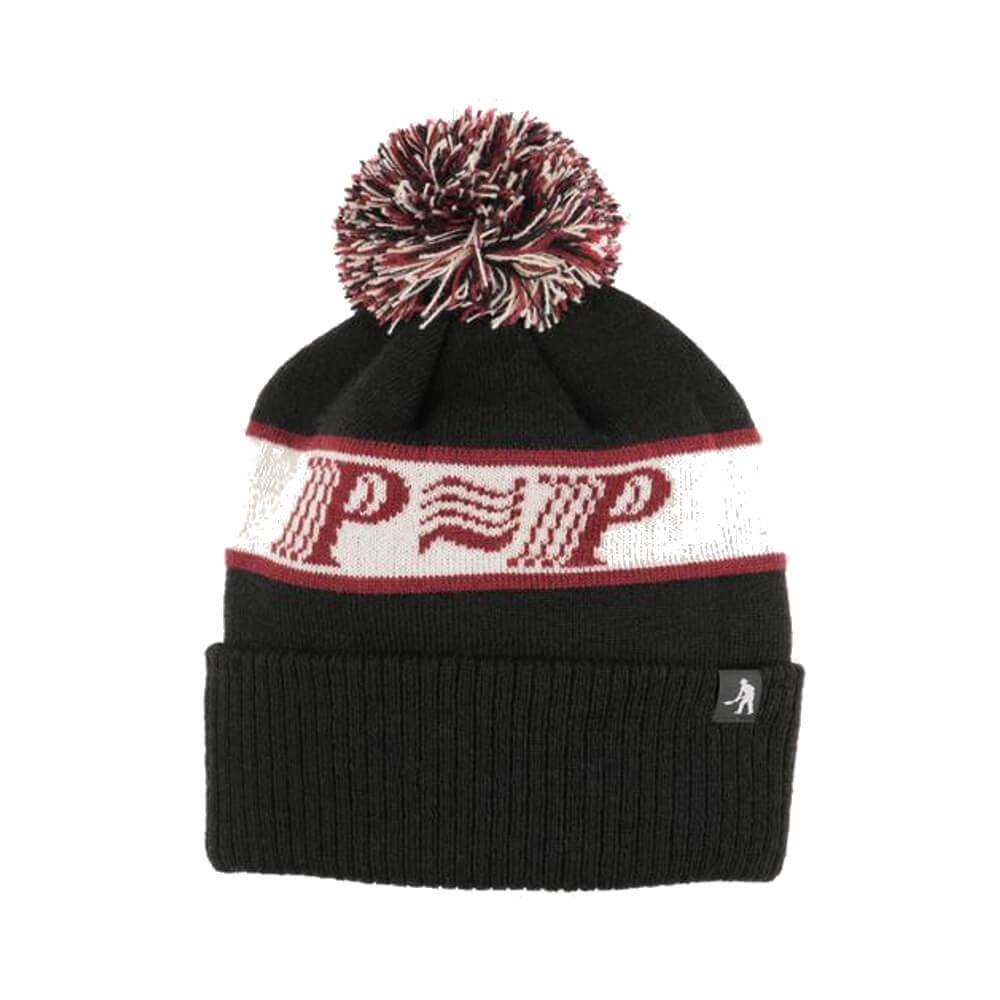 Passport Beanie P-Pom Black - 50-50 Skate Shop