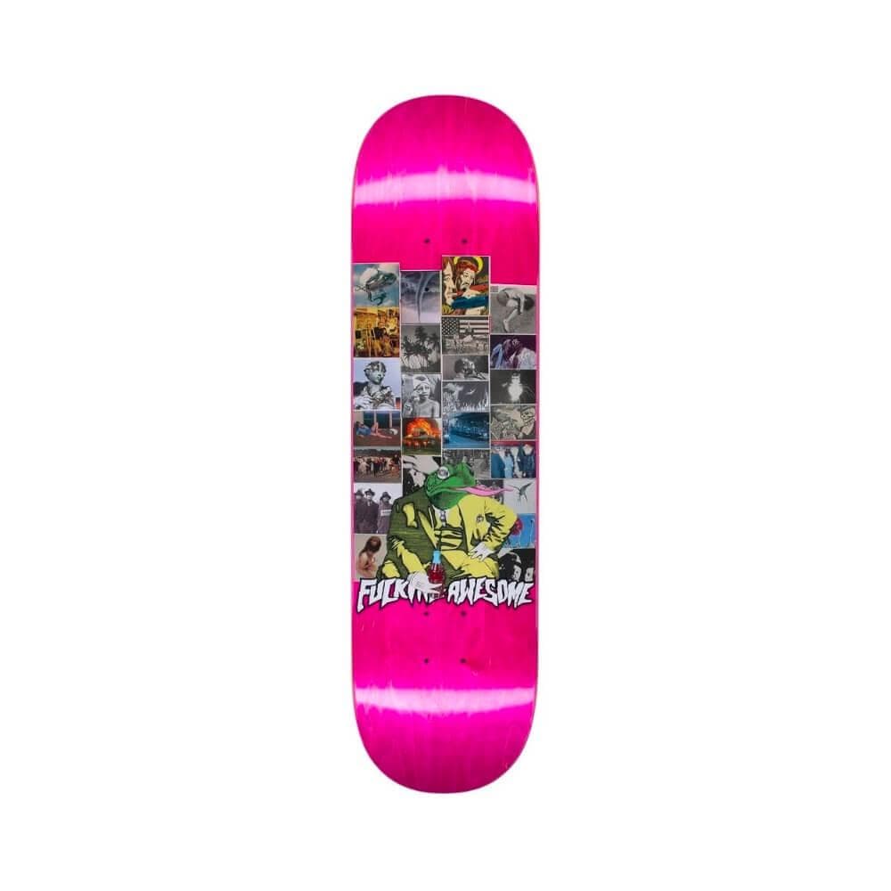 Fucking Awesome Skateboard Deck Frogman 2 8.25" x 31.79" Pink 14.12" WB - 50-50 Skate Shop