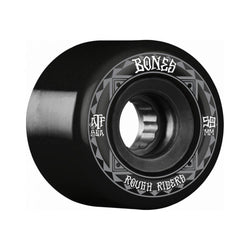 Bones Skateboard Wheels ATF Rough Rider Runners 59mm x 80A Black - Set of 4 - 50-50 Skate Shop