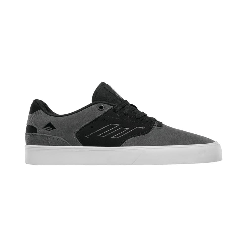 Emerica Mens The Reynolds Low Vulc Grey Black White - 50-50 Skate Shop