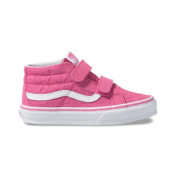 Vans Toddlers Sk8-Mid V (Hearts) Azalea Pink True White - 50-50 Skate Shop