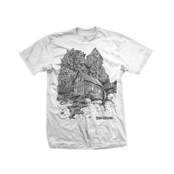 Heroin Tee Unpainted Cabin White - 50-50 Skate Shop