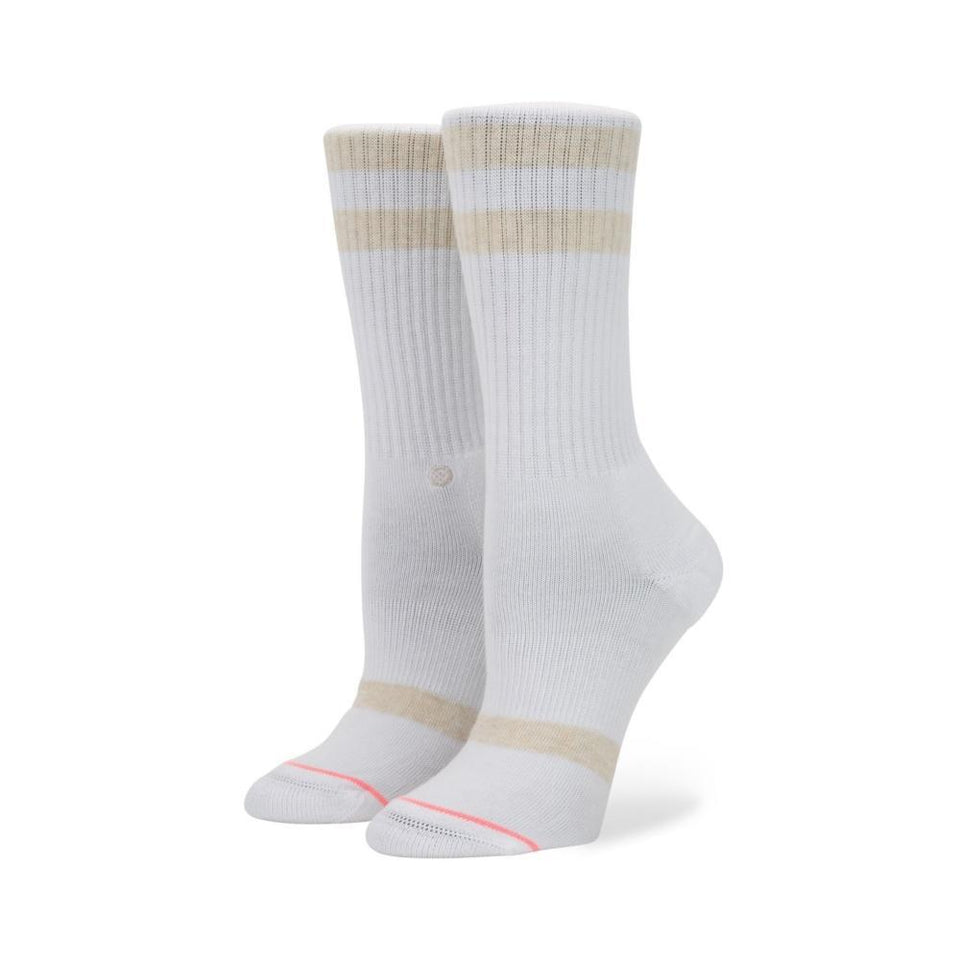 Stance Womens Classic Uncommon Crew Socks White - 50-50 Skate Shop