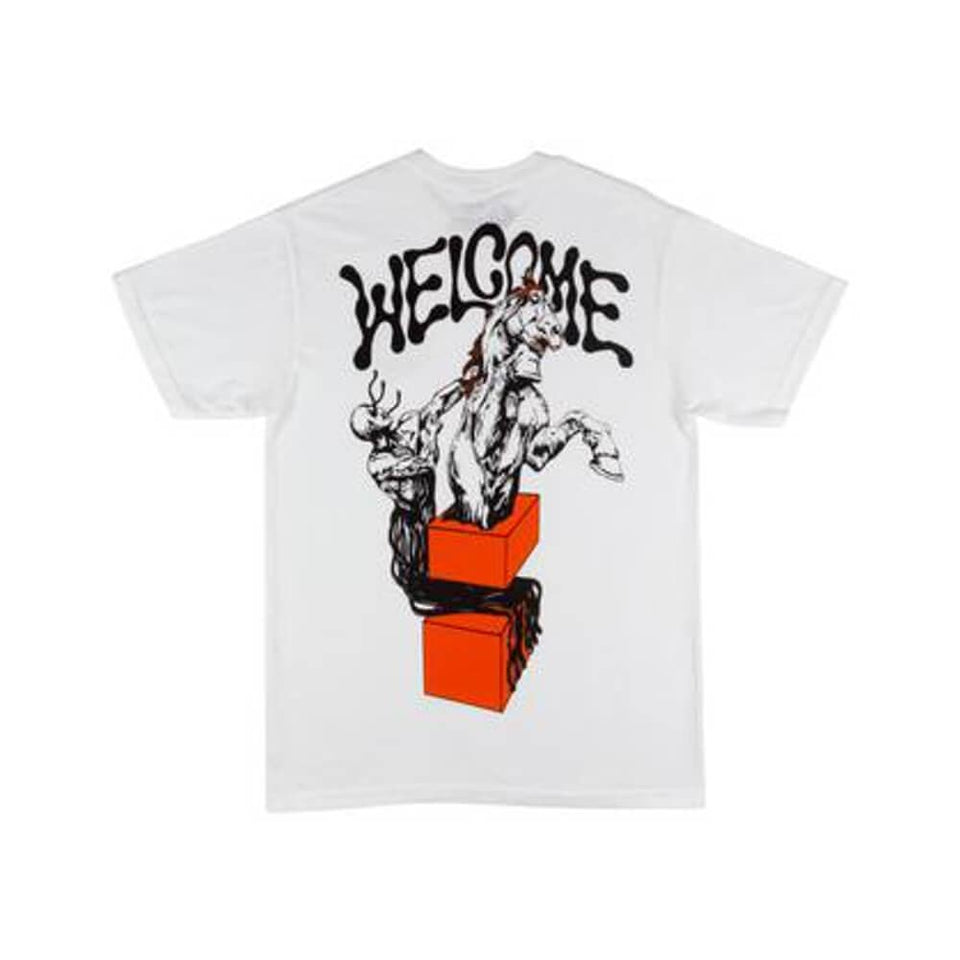 Welcome Skate Hierophant Premium Tee White - 50-50 Skate Shop