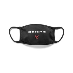 eS Play Pause Face Mask Black - 50-50 Skate Shop