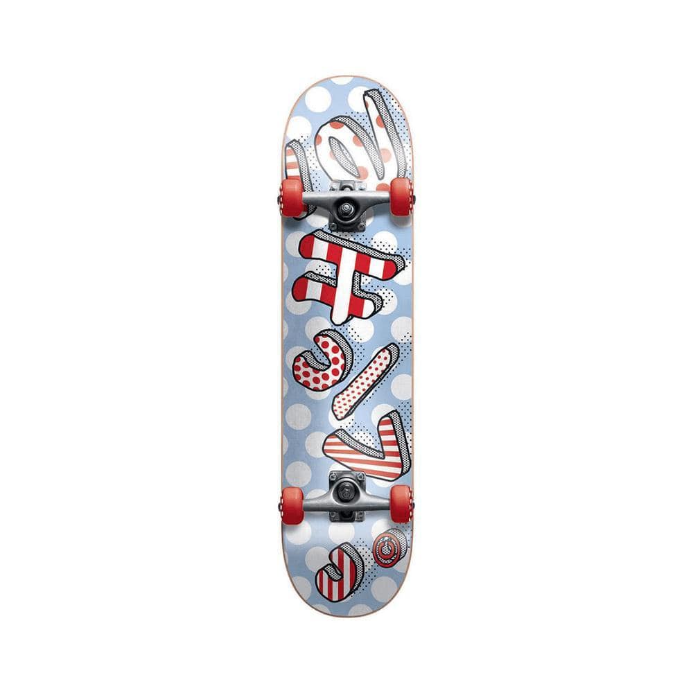 Cliche Skateboard Complete Blow Up 7.8" Red White - 50-50 Skate Shop