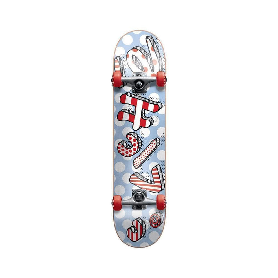 Cliche Skateboard Complete Blow Up 7.8" Red White - 50-50 Skate Shop