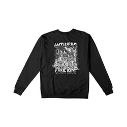 Antihero Grimple Embroidered Crewneck Sweatshirt (Army Green)