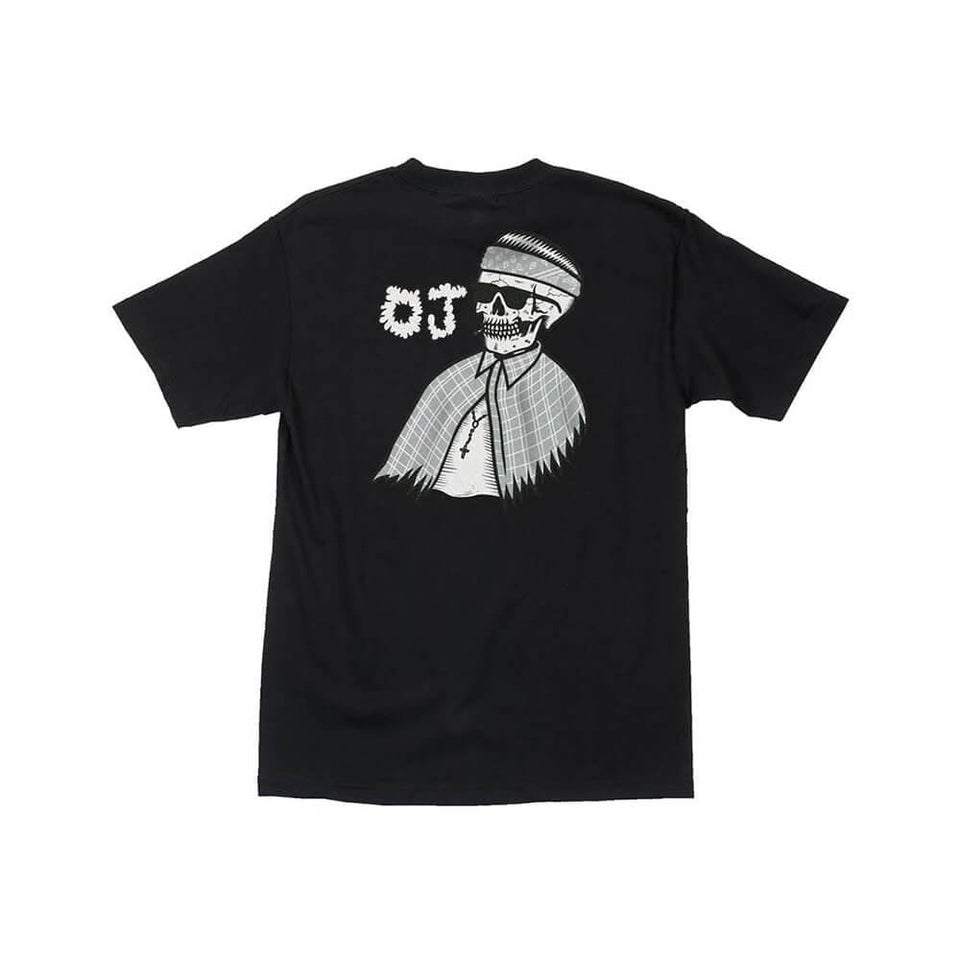 OJ Wheels Dressen Vato Short Sleeve Tee Black - 50-50 Skate Shop